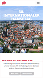 Mobile Screenshot of hansetag-rostock.com
